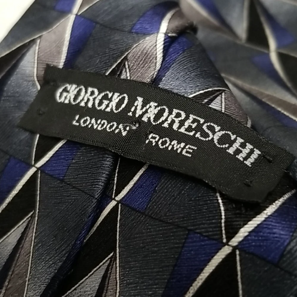 Giorgio Moreschi London Paris All Silk Tie